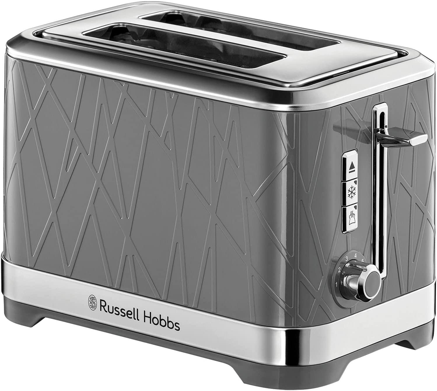 Russell Hobbs Honeycomb 4 Slice Toaster Black