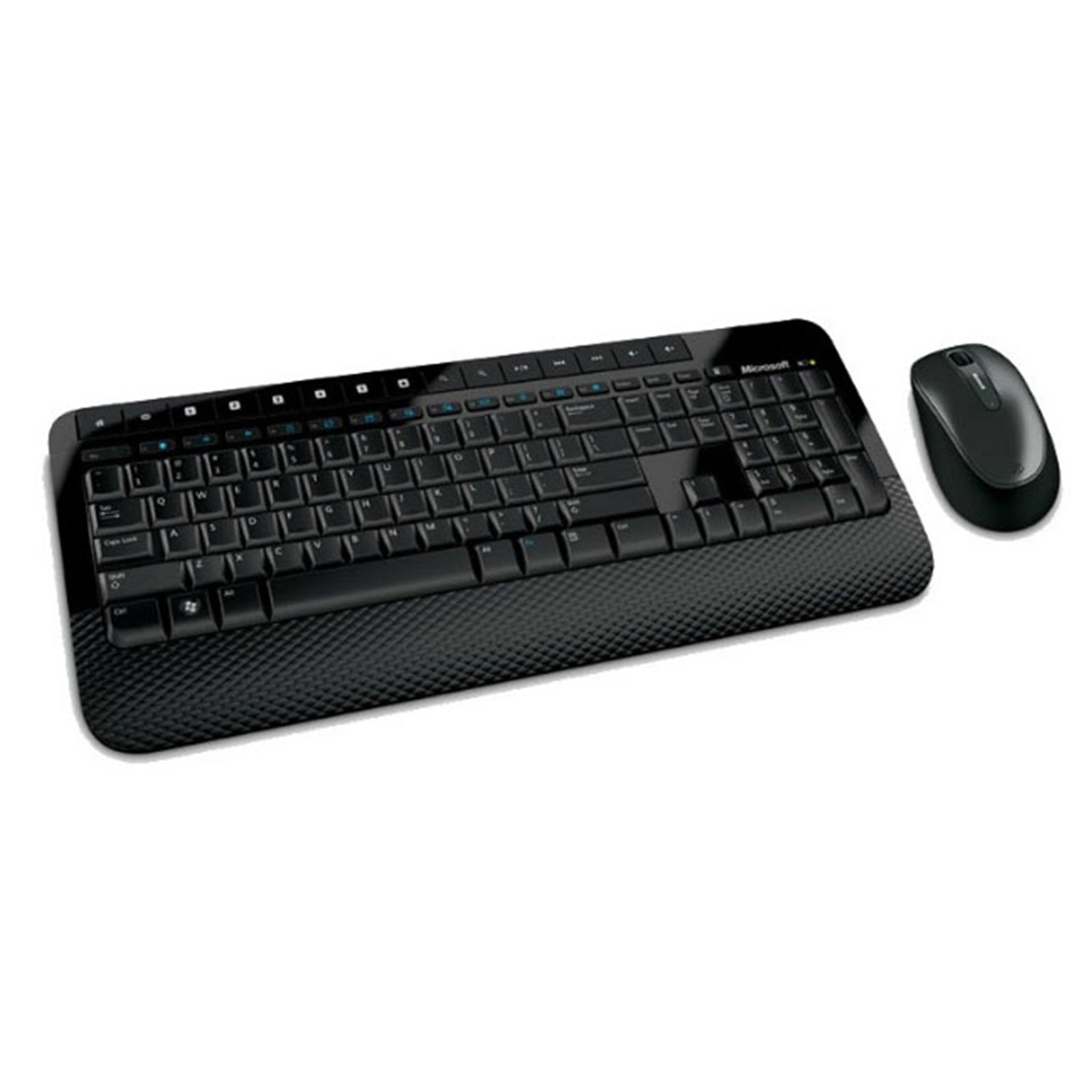Microsoft Wireless Comfort Desktop 5050 with AES - Keyboard and Mouse  Combo: Multi-Media, Ergonomic, Microsoft Wireless Mouse and Keyboard with