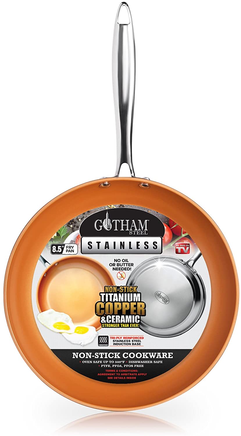 Gotham Steel Nonstick 9.5 x 9.5 Square Baking Pan - Copper