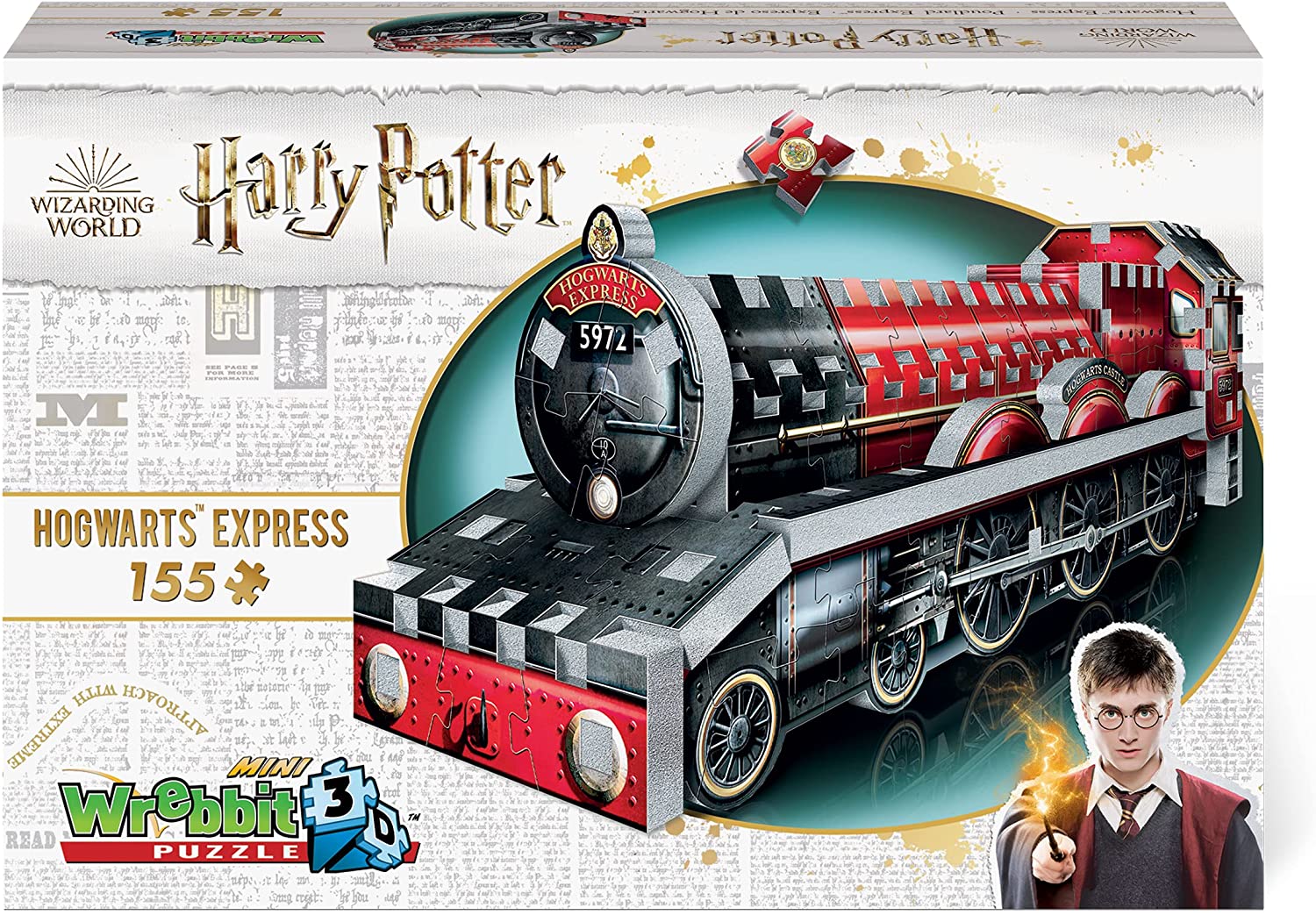 Wrebbit 3D Harry Potter: Hogwarts Express Mini 155pc – Gadget Station