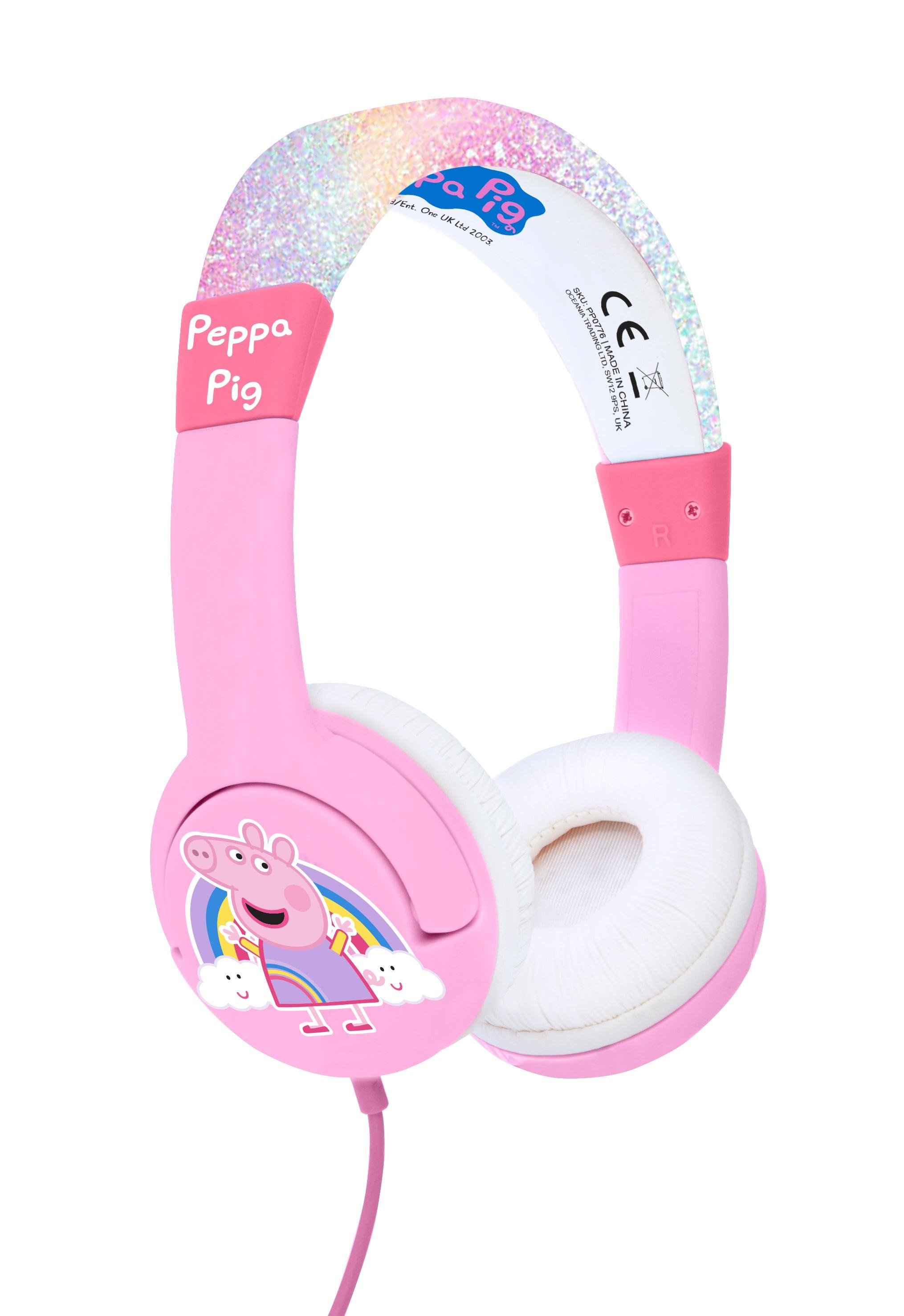 Lecteur CD Karaoké Peppa Pig avec 2 microphones - LEXIBOOK