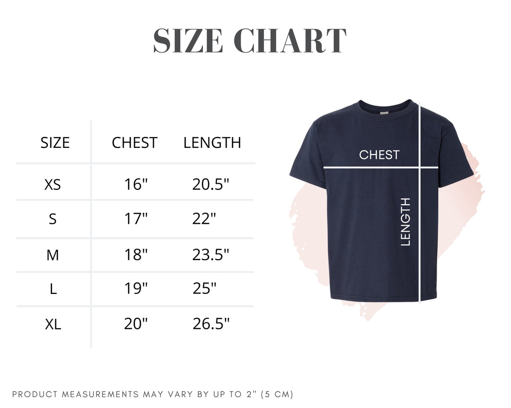 Gildan Sizing Chart (Youth) – Jessica Of All Trades LLC