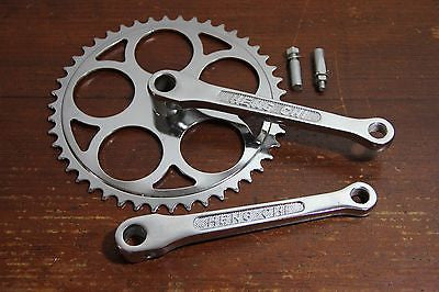 Vintage Bicycle Bike Steel Crankset Chainset 46T 170mm Crank - TransformParts
