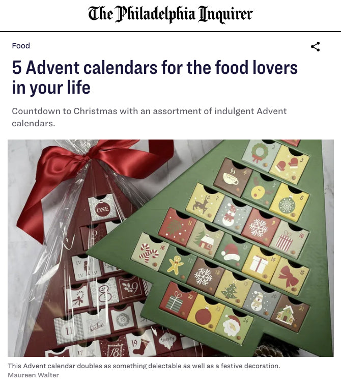 Philadelphia Inquirer - Advent calendars for the food lovers in your life
