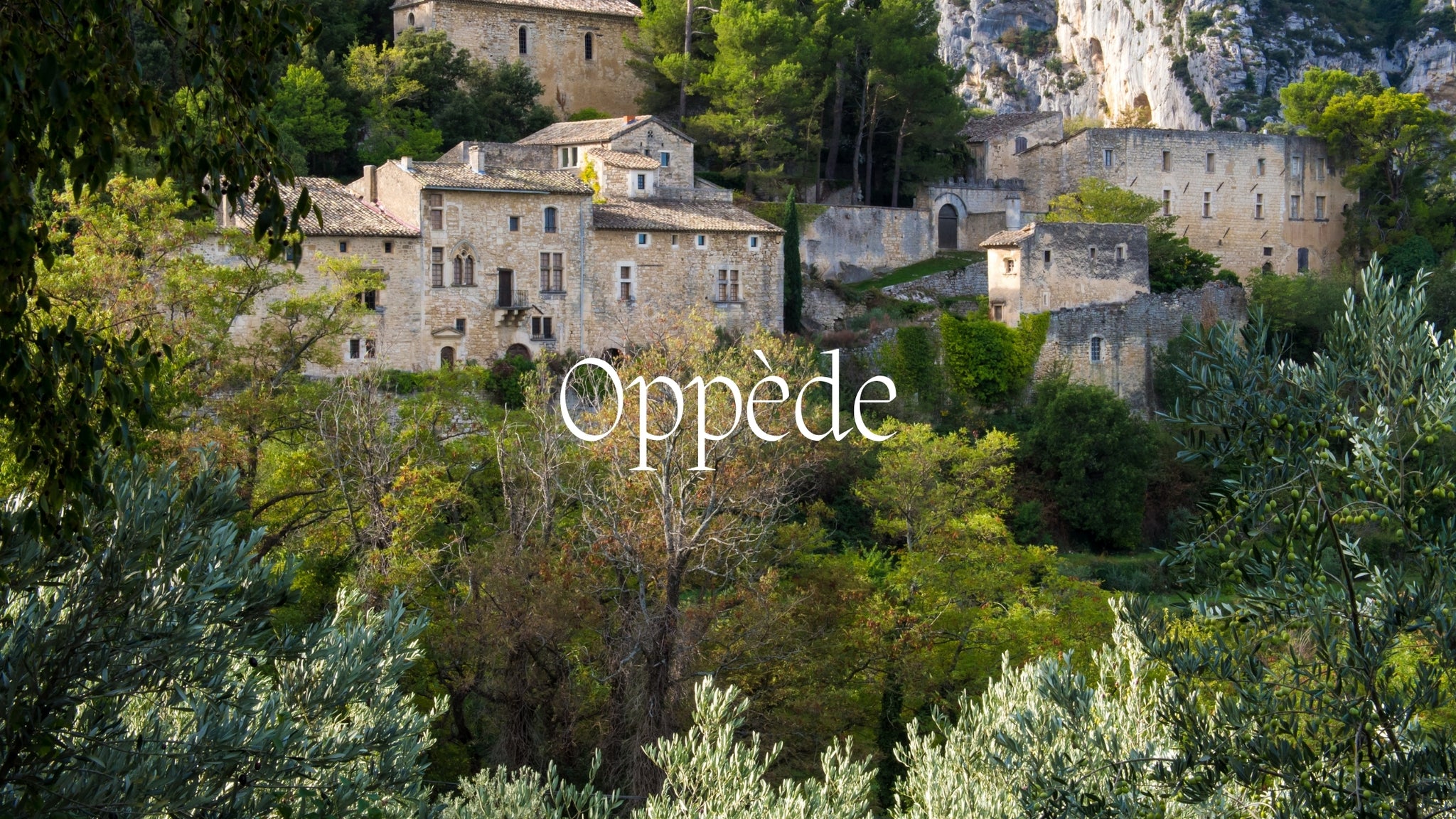 Landscape picture of Oppède