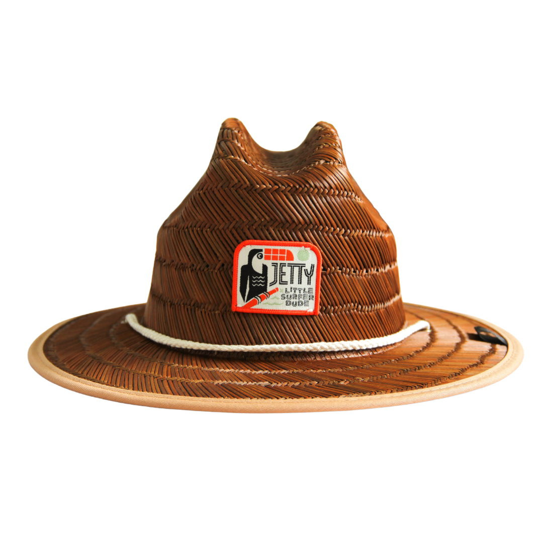 Jetty x Little Surfer Dude Straw Hat - The Little Surfer Dude product image