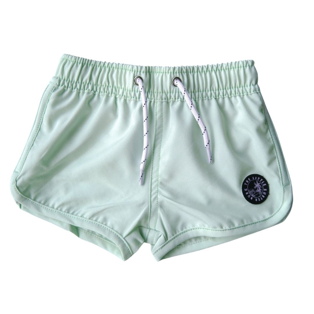 Coral Cove Mint Swim Trunks – The Little Surfer Dude