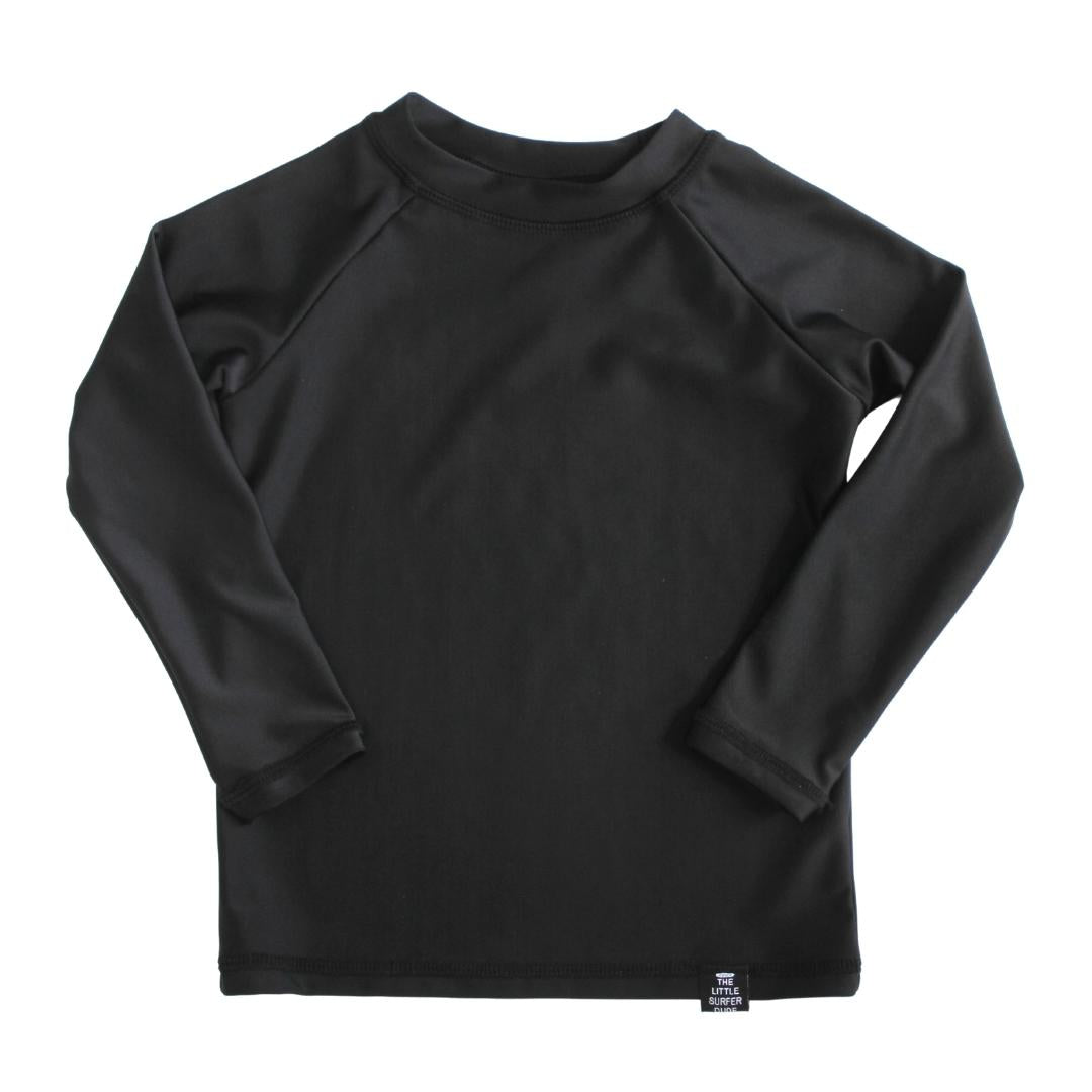 Black Little Surfer Dude Rashguard