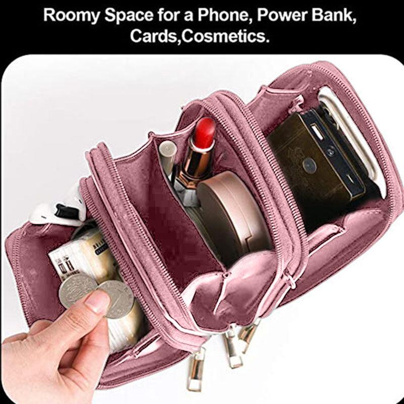 Damen 6,5-Zoll-Touchscreen-Tasche RFID Blockierende Handtasche