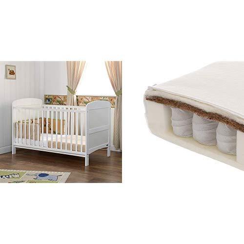 obaby grace cot bed white