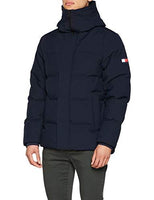 tommy hilfiger men's heavy canvas down bomber jacket