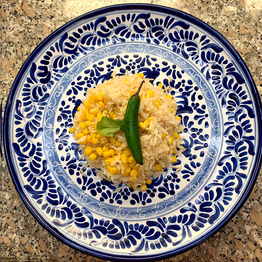 Arroz Blanco con Elote – Mexico In My Pocket