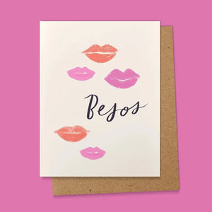 Besos Greeting Card - Mexico In My Pocket