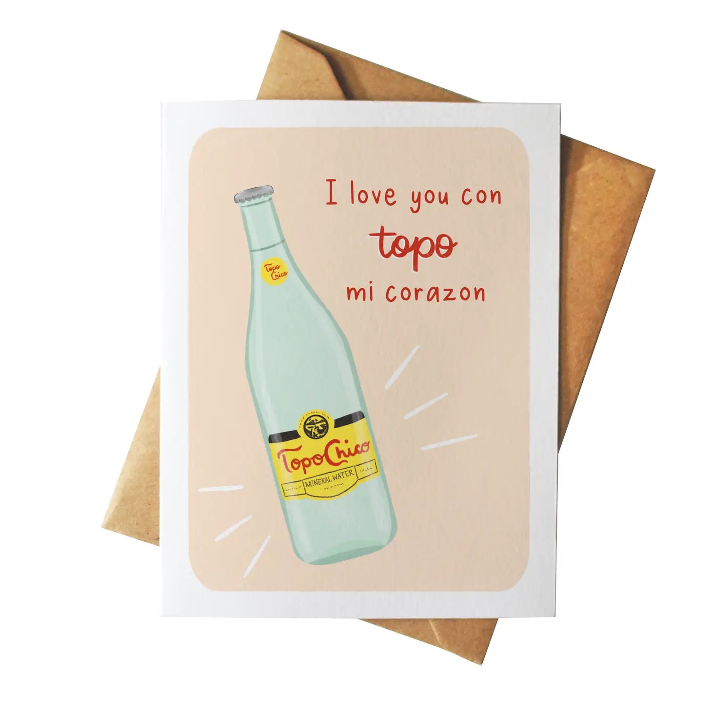 Topo Mi Corazon Greeting Card