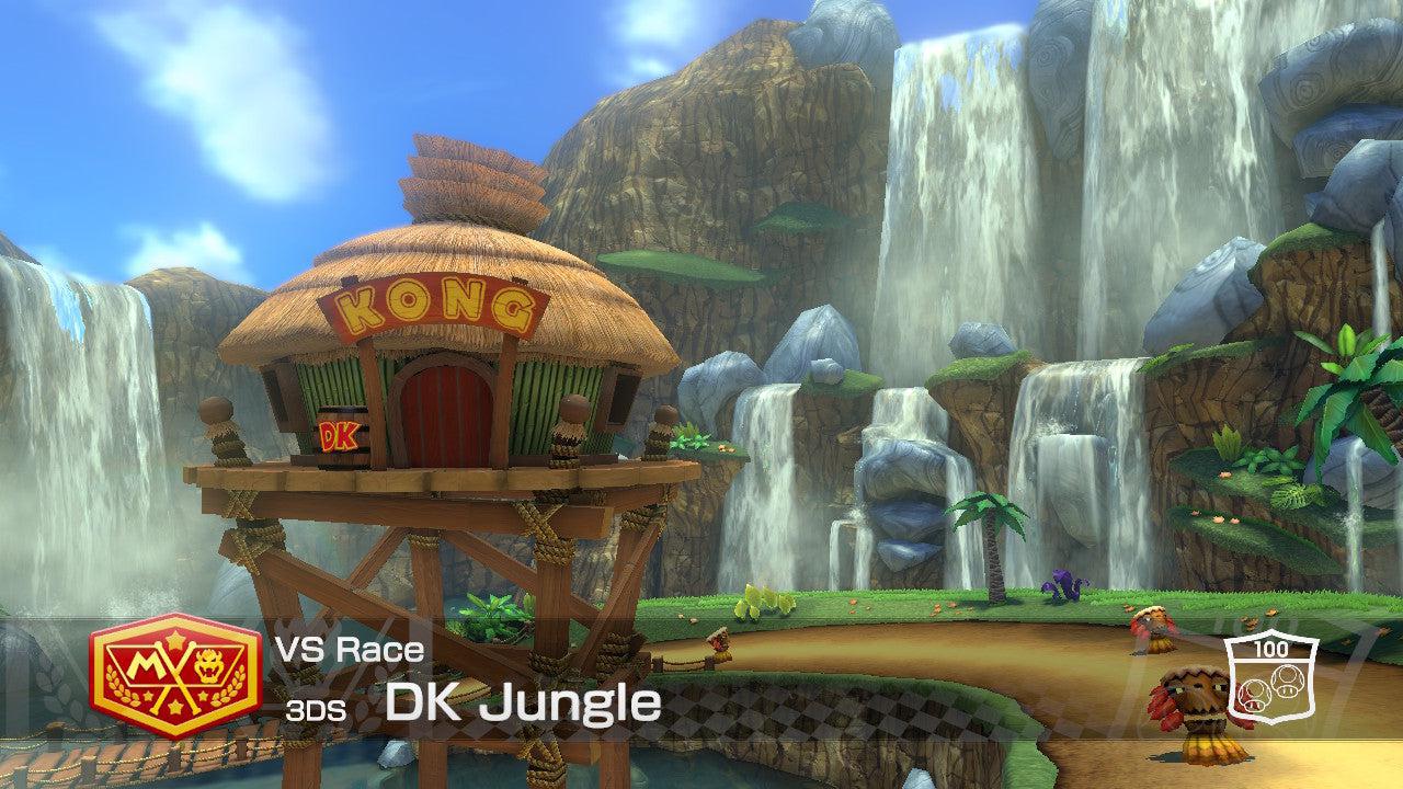 3DS DK Jungle - Mario Kart 8 Deluxe - Course Map