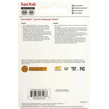 64GB Memory Card for Nintendo Switch - SanDisk - microSDXC SD Card