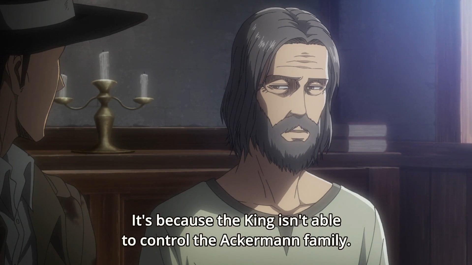 Attack On Titan Ackermans Kenny Talks With Grandfather