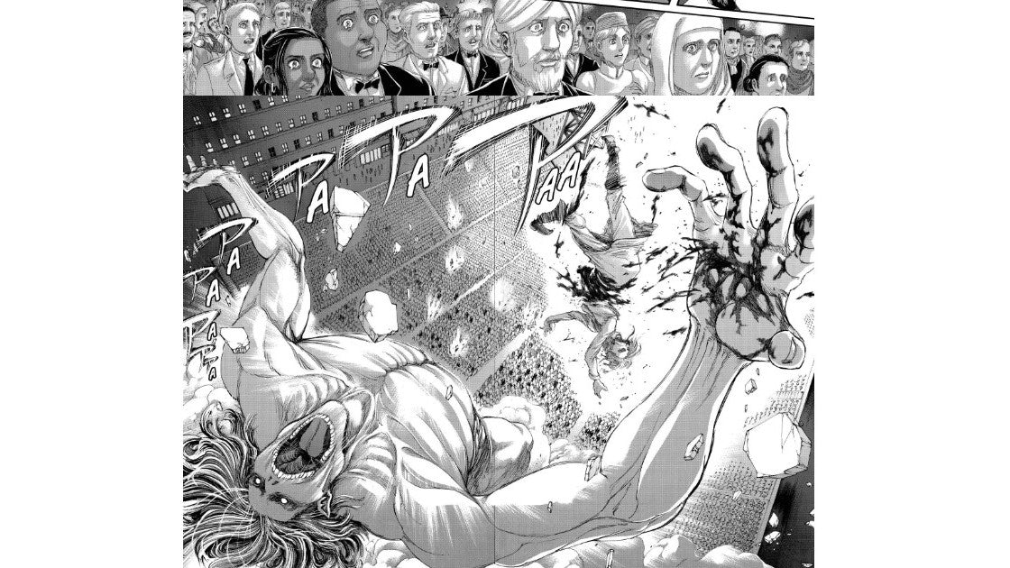 Attack On Titan Anime Vs Manga Graphic Scene