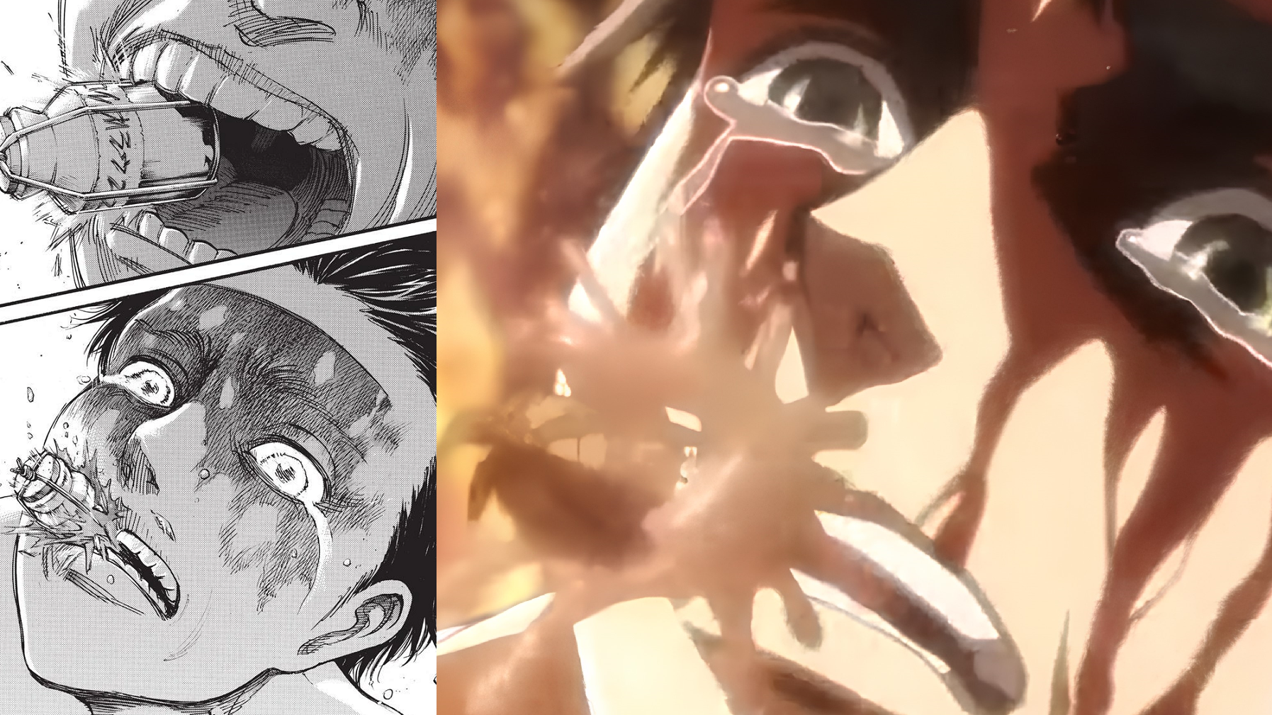 Attack On Titan Armor Bottle Eren Gets Crystalization Powers Manga Vs Anime
