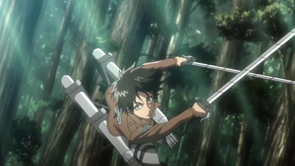 Attack On Titan Eren with ODM Gear