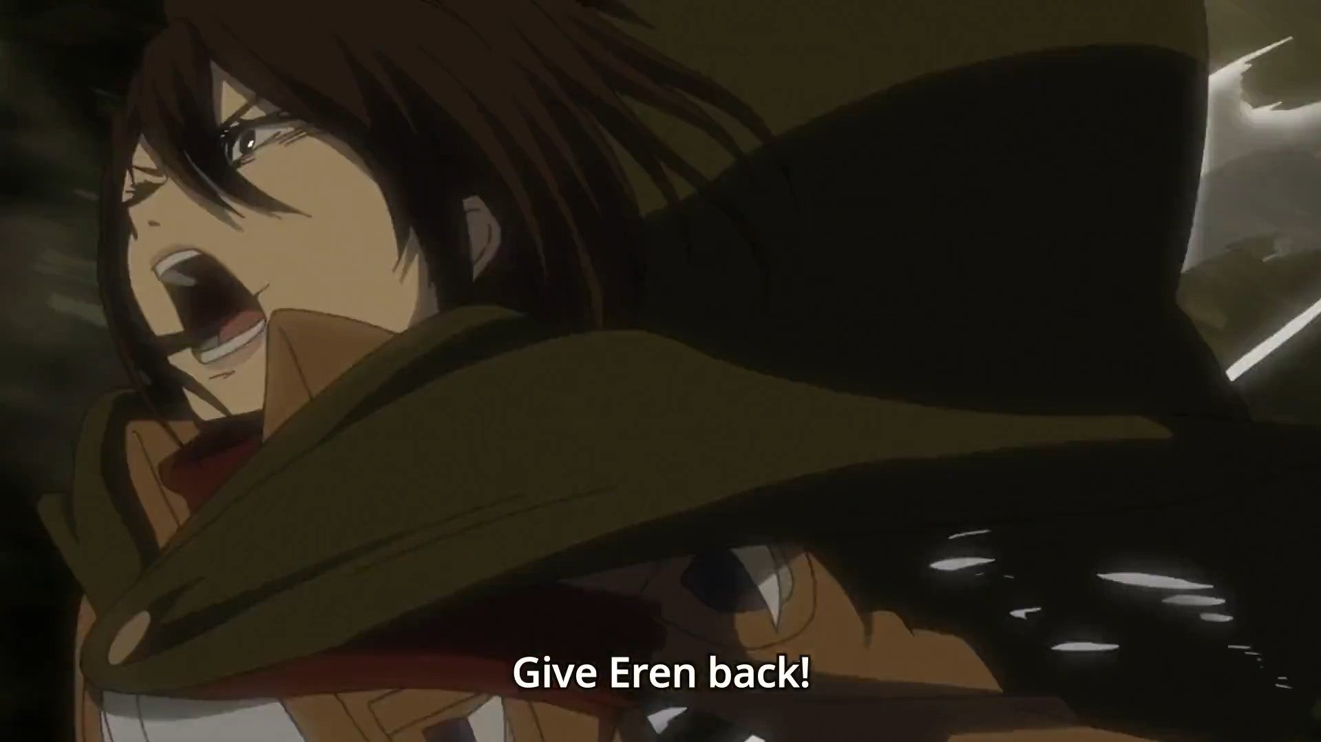 Attack On Titan Mikasa Ackerman Give Eren Back