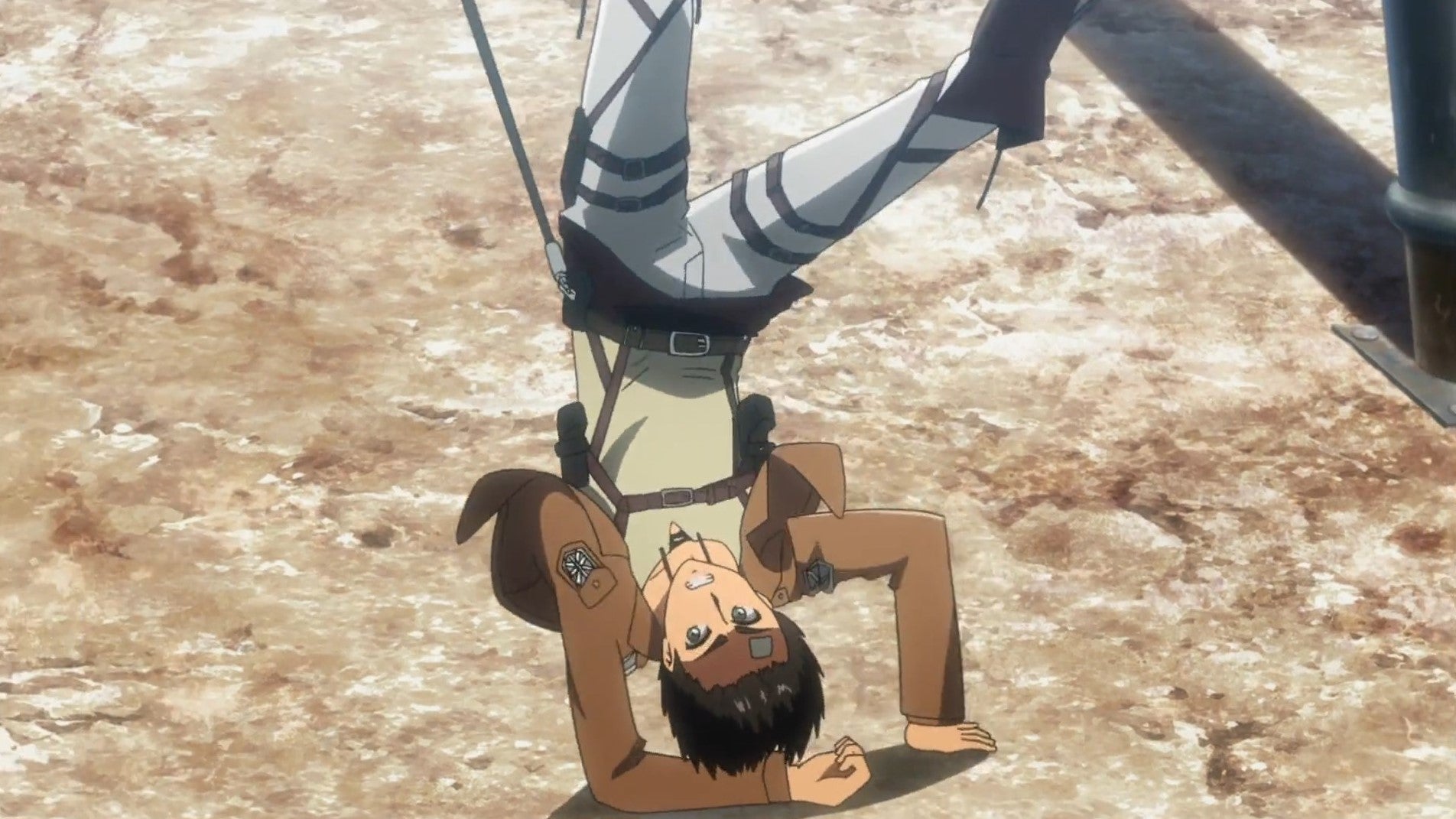 Attack On Titan ODM Gear Eren Struggles