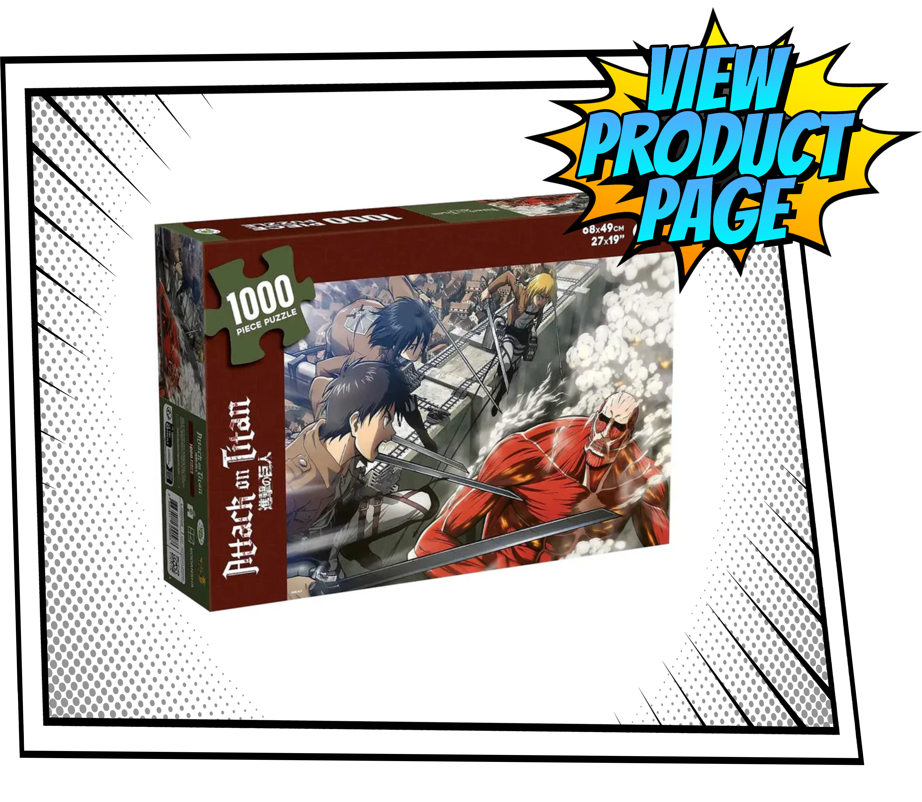 Best 1000 Piece Jigsaw Puzzles Attack on Titan Puzzle