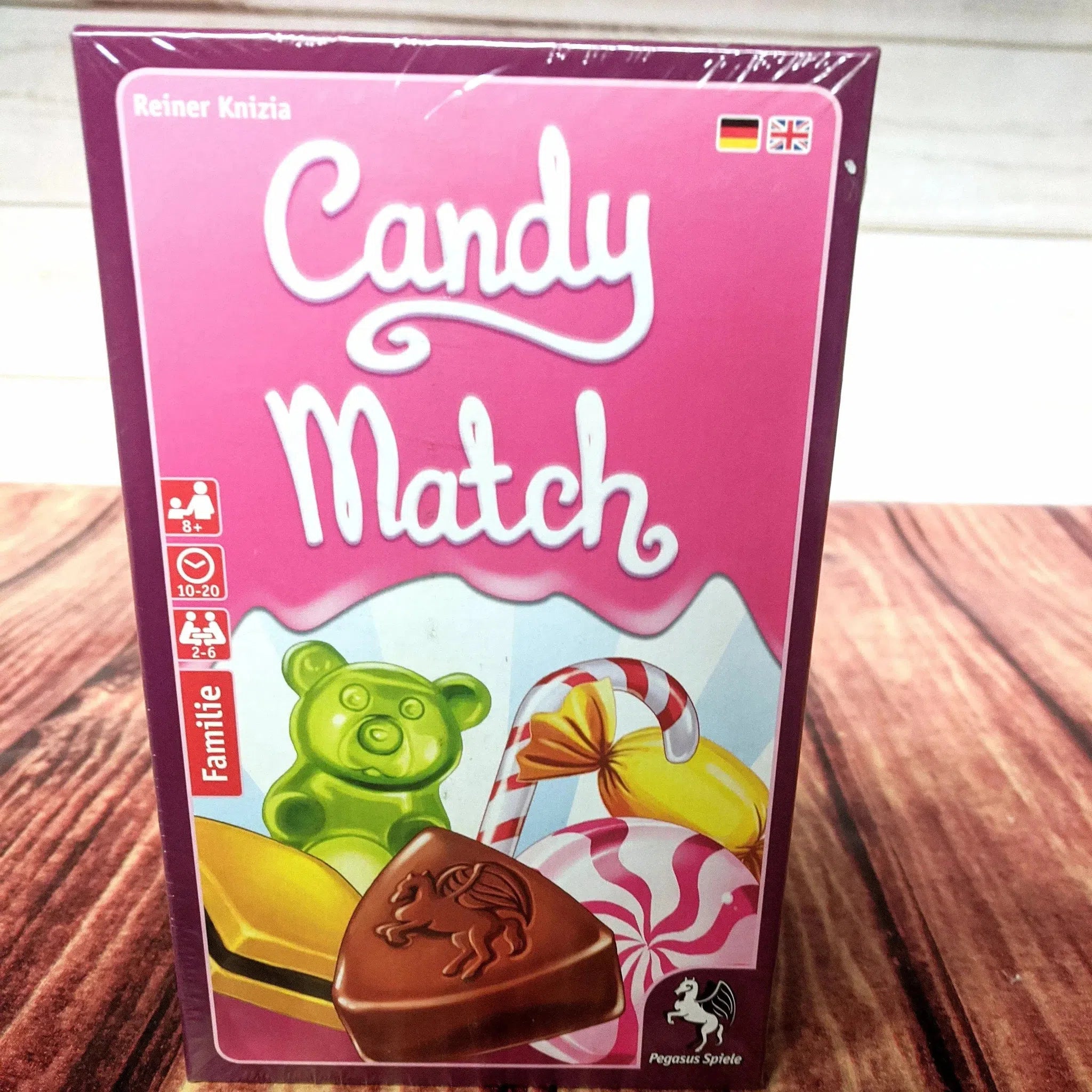Candy Match - Dexterity Card Game (2-6 Players, Ages 8+, Children & Family) - Pegasus Spiele
