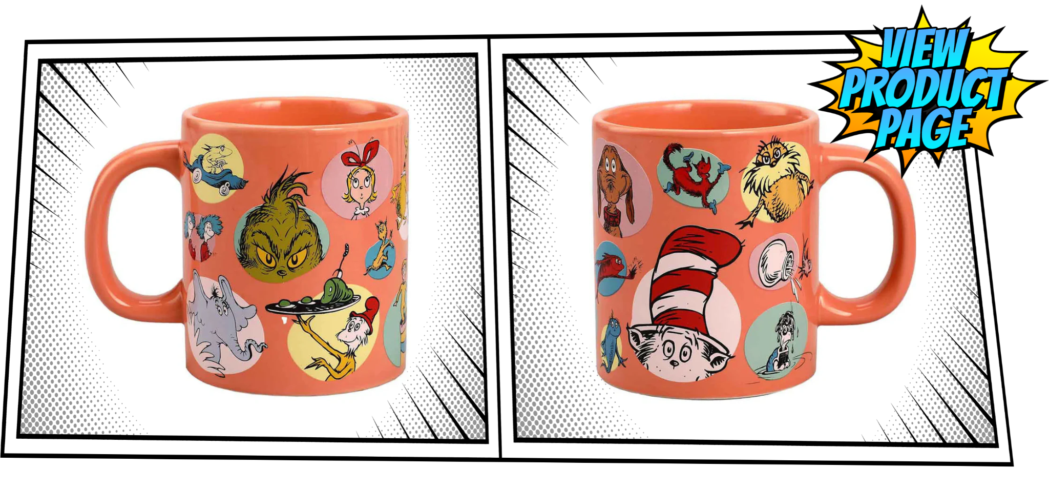 Cute Mugs Dr. Seuss Characters