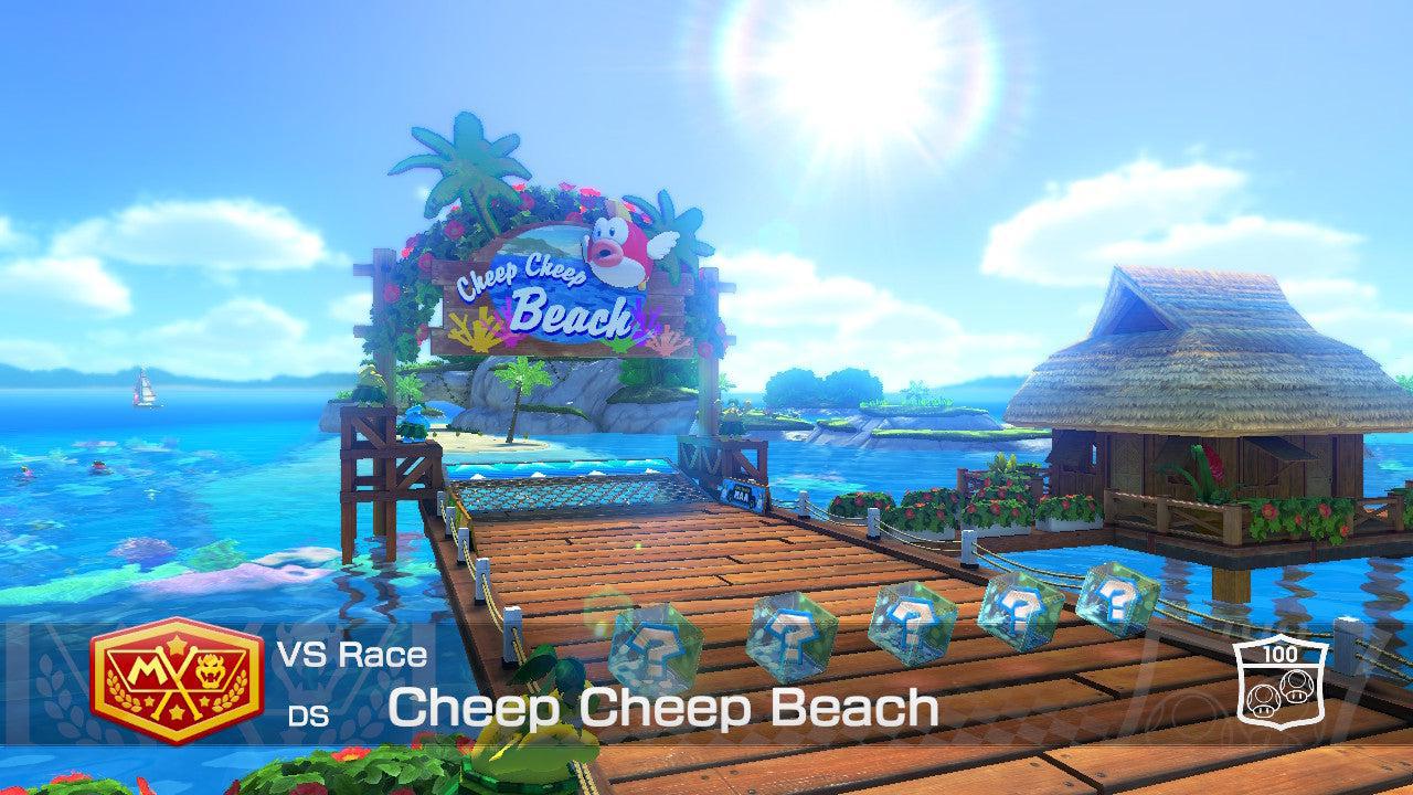DS Cheep Cheep Beach - Mario Kart 8 Deluxe - Course Map