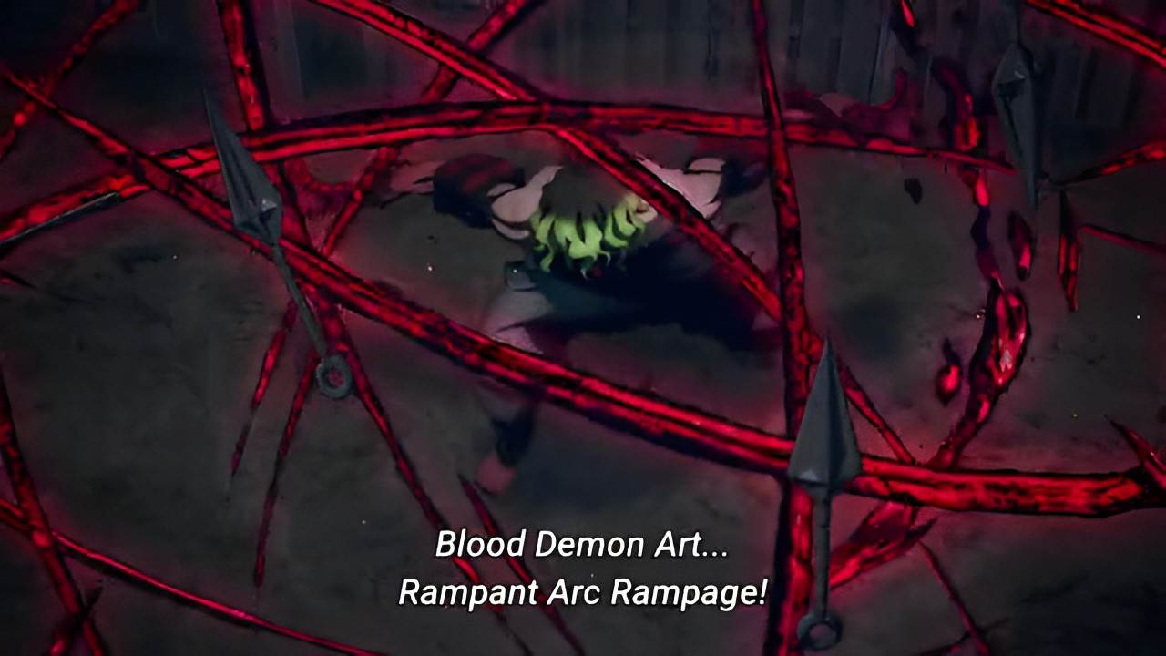 Demon Slayer Gyutaro Blood Demon Art Shield Dome