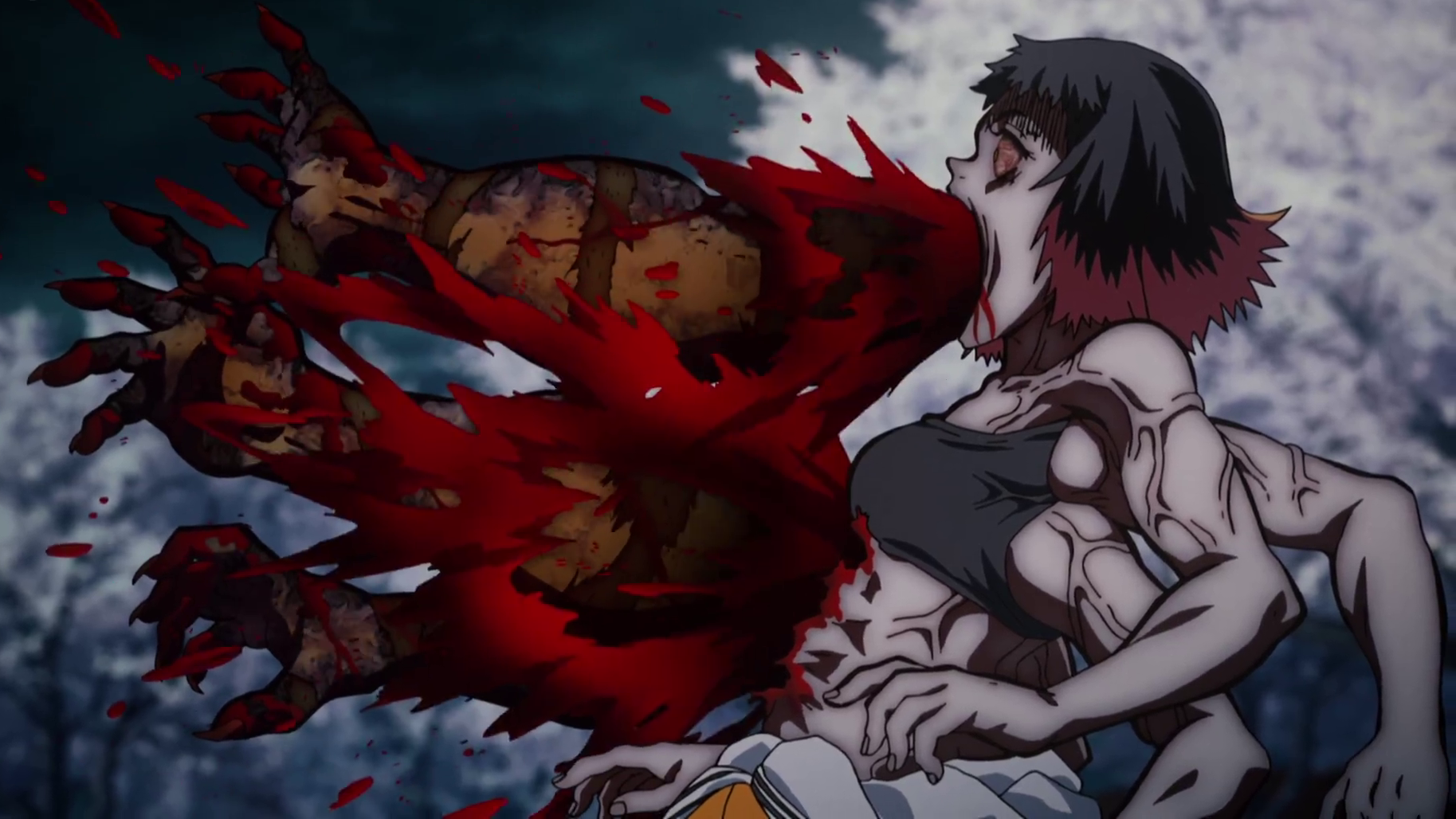 Demon Slayer Asakusa Arc Susamaru Being Killed By Muzan's Demon Curse