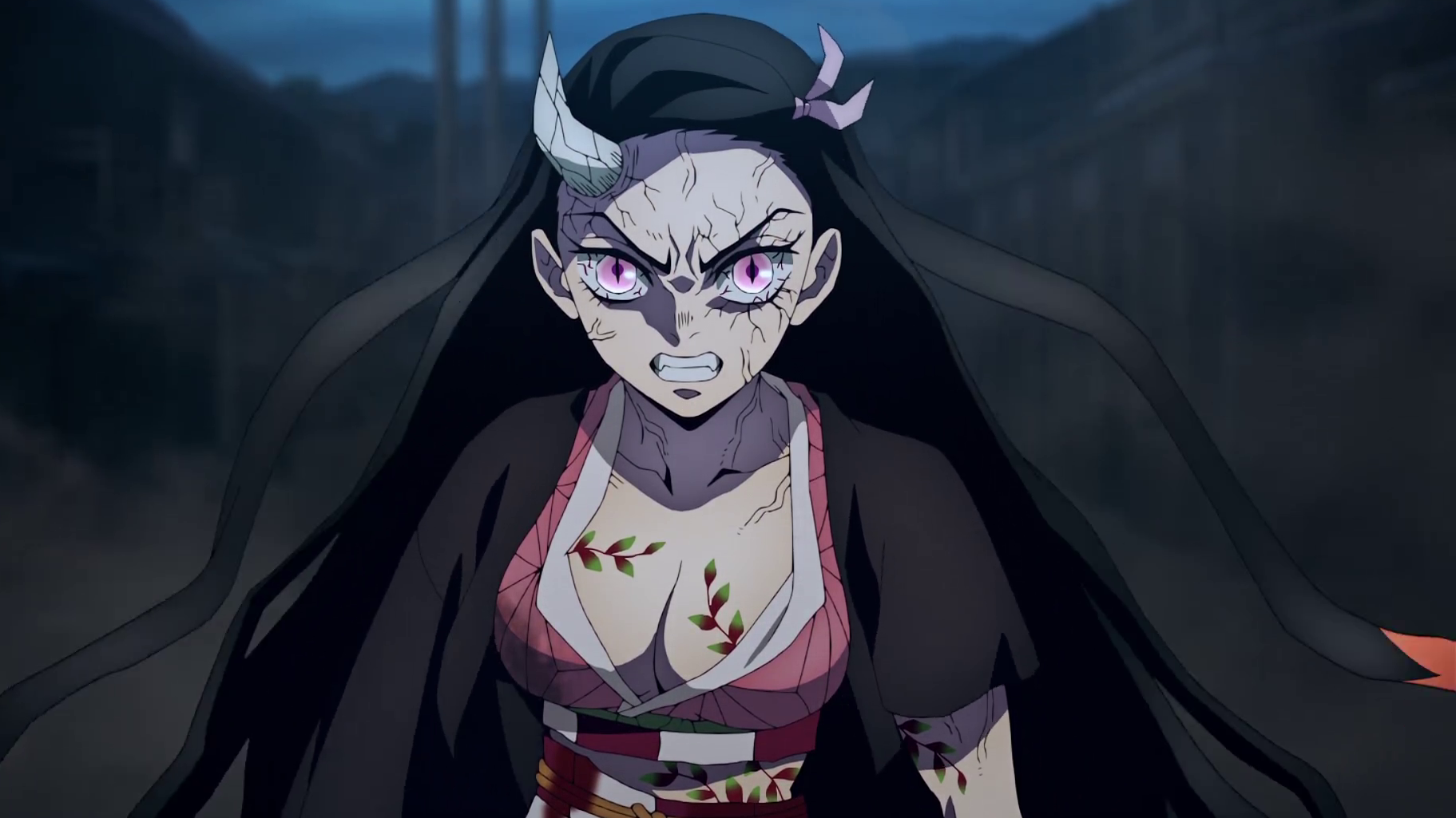 Demon Slayer Entertainment District Arc Season 2 Nezuko Demon Form