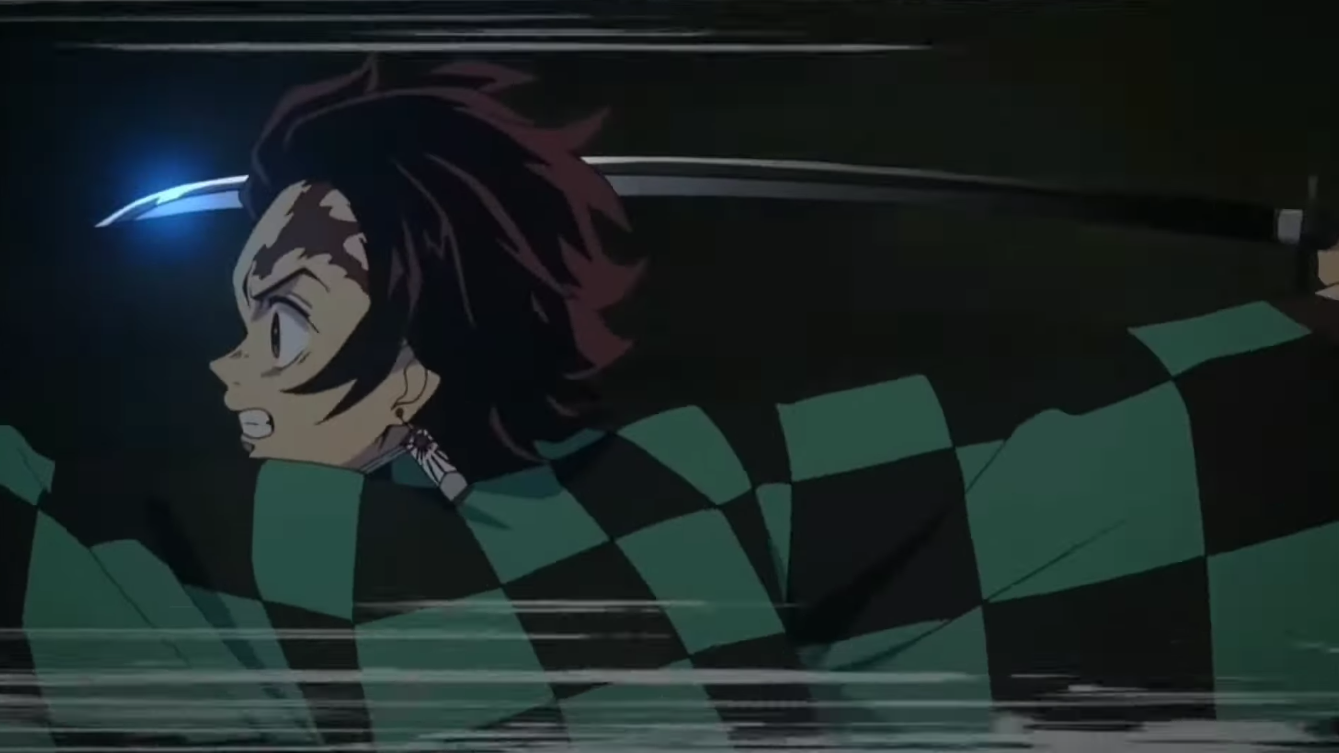 Demon Slayer Tanjiro Attacking