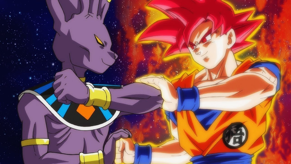 Dragon Ball Super Beerus Goku Super Saiyan God