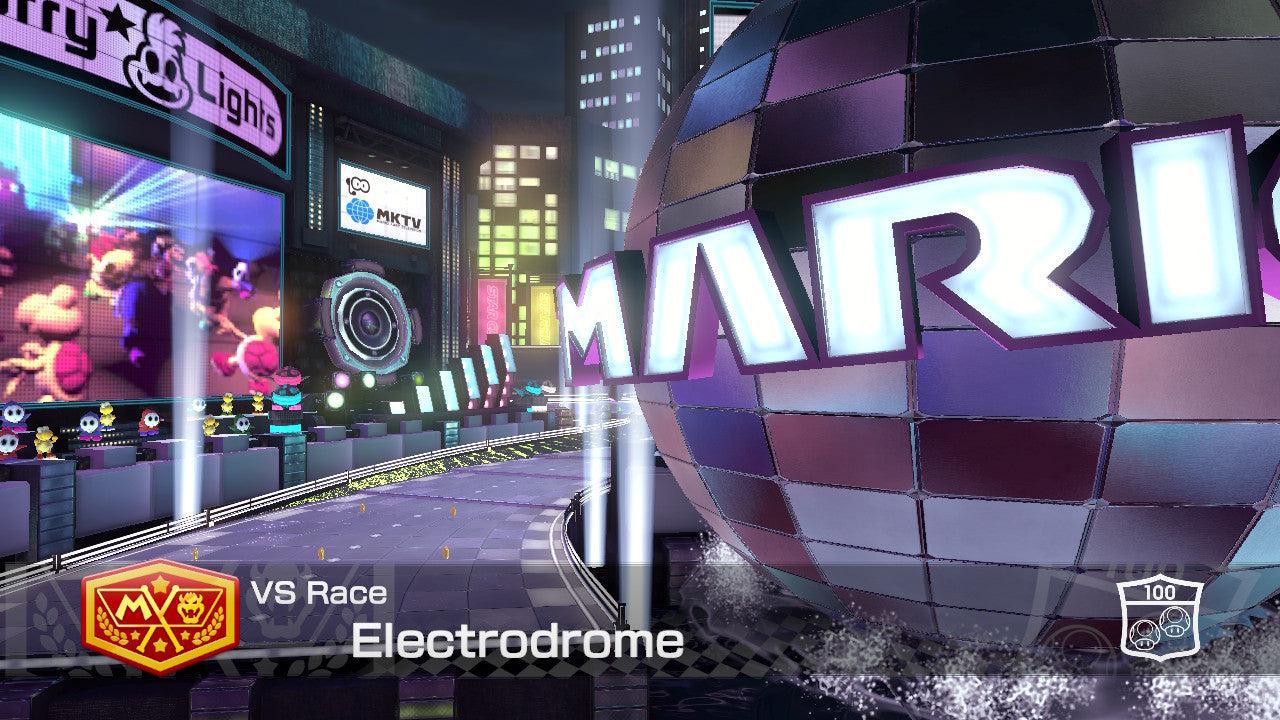 Electrodome - Mario Kart 8 Deluxe - Course Map