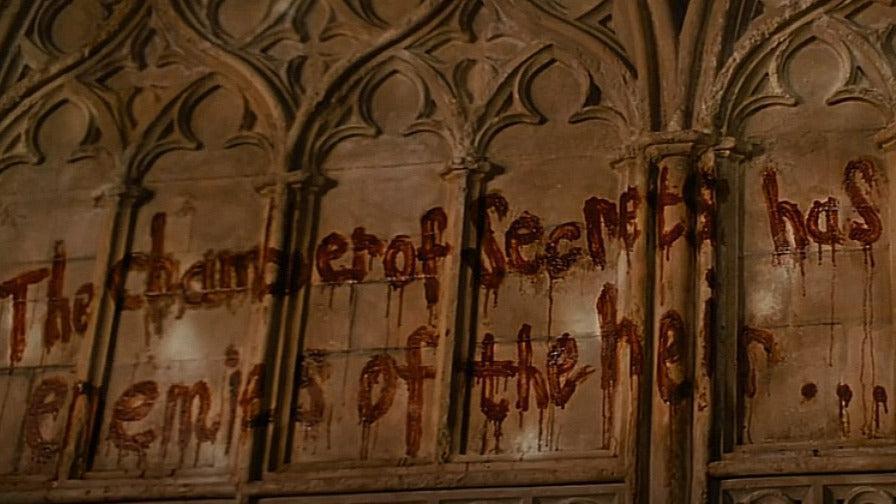 Harry Potter and the Chamber of Secrets Writing Wall Blood