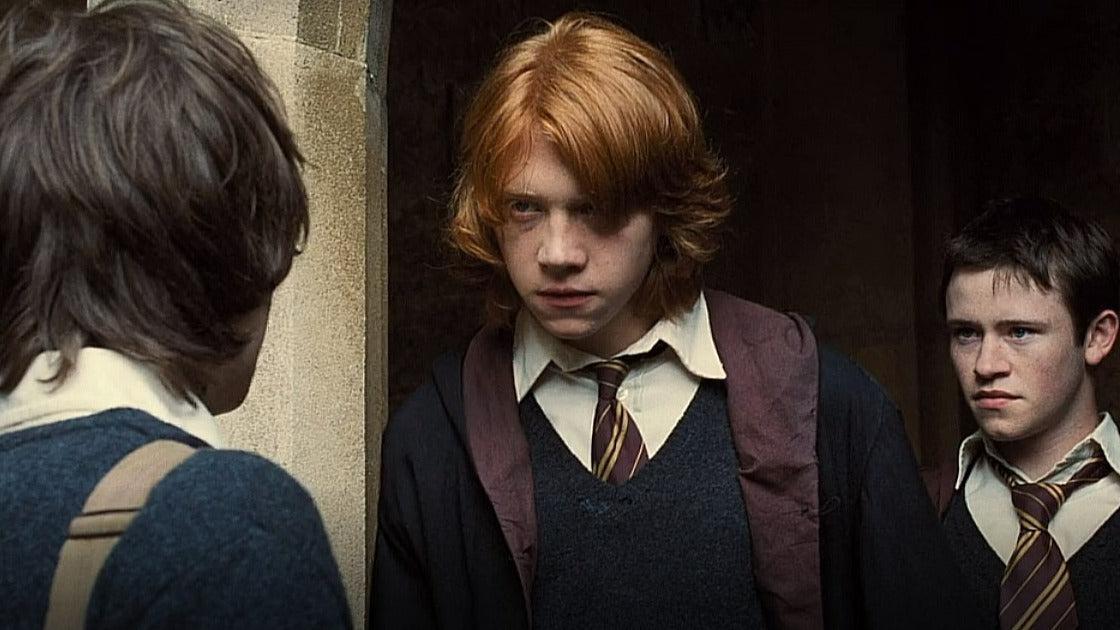 Harry Potter and the Goblet of Fire Ron And Harry Fight