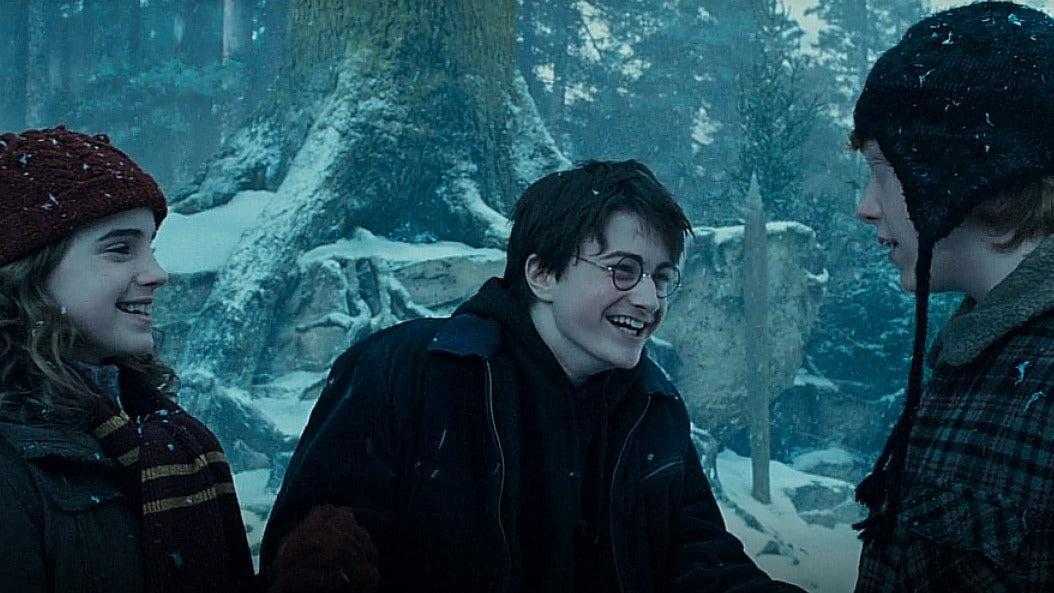 Harry Potter and the Prisoner of Azkaban Harry Laughing