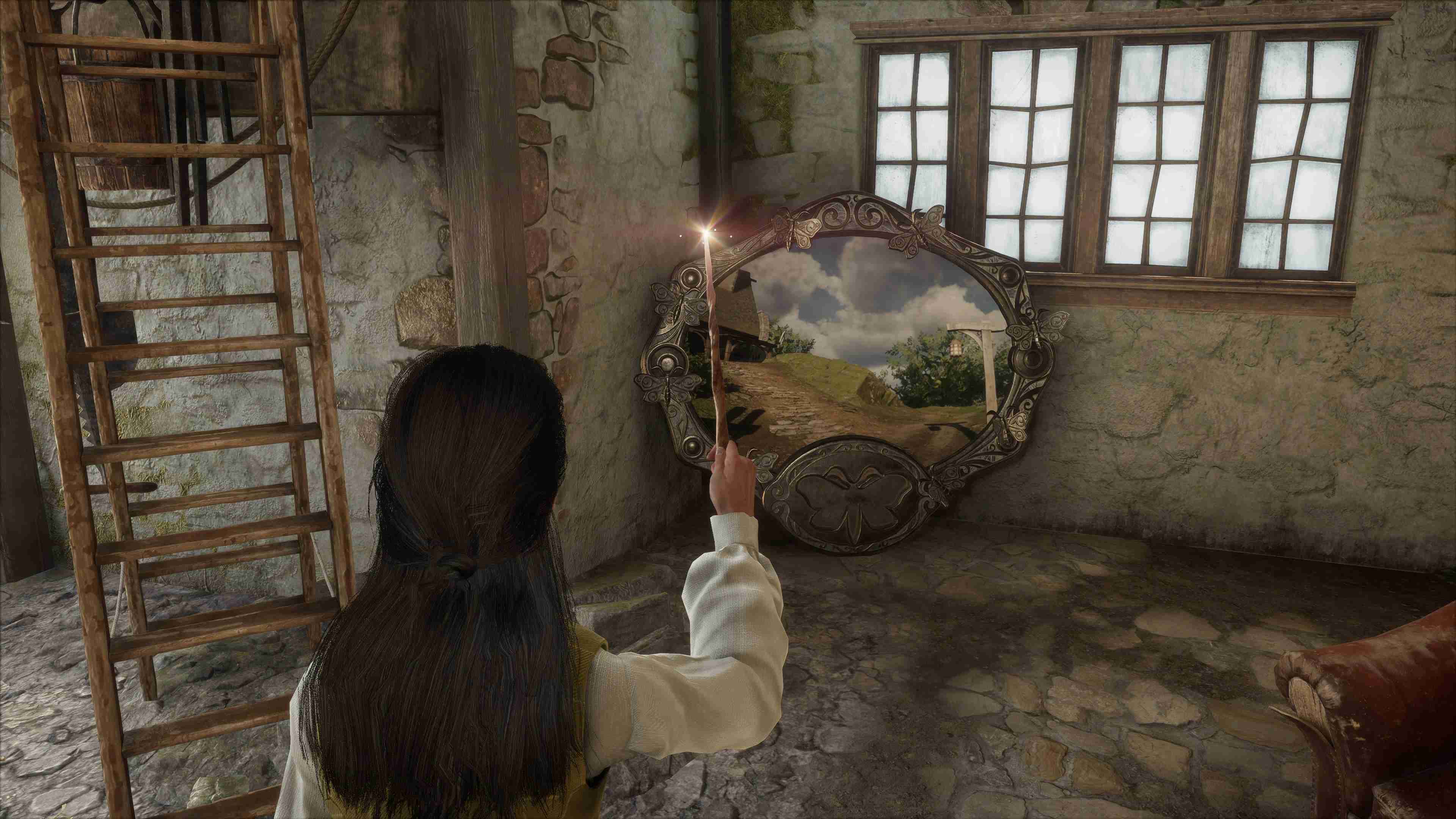 Hogwarts Legacy Moth Mirror Water Mill