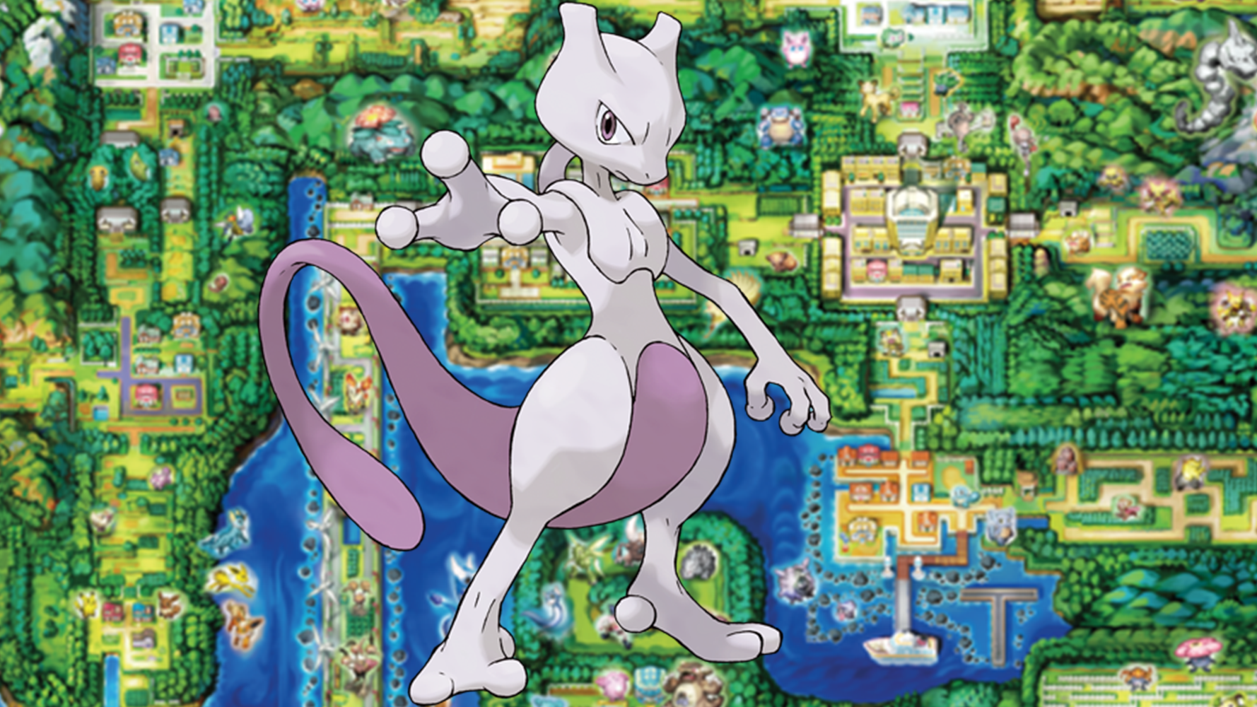 Kanto Legendary Pokemon Mewtwo