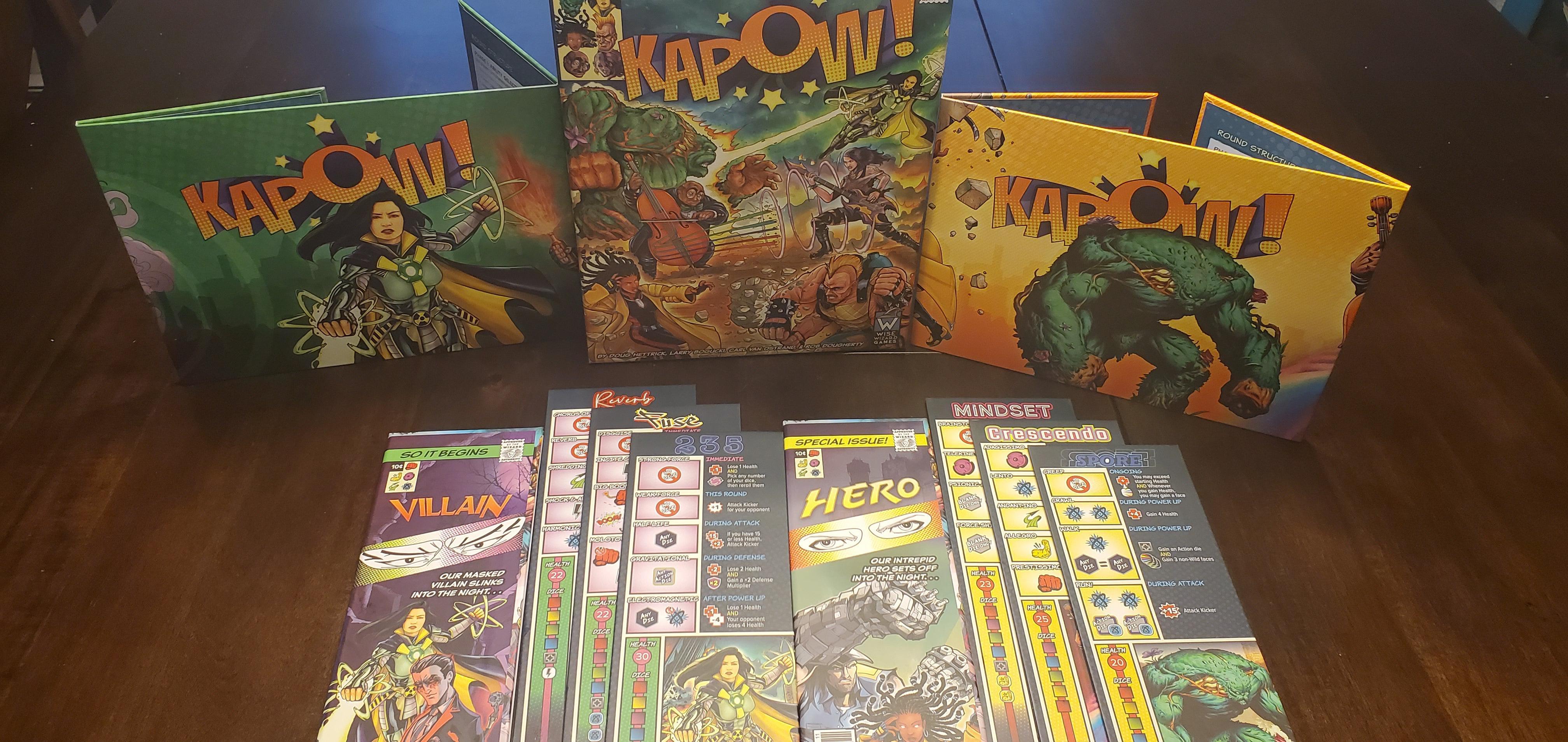 Kapow Board Game Contents