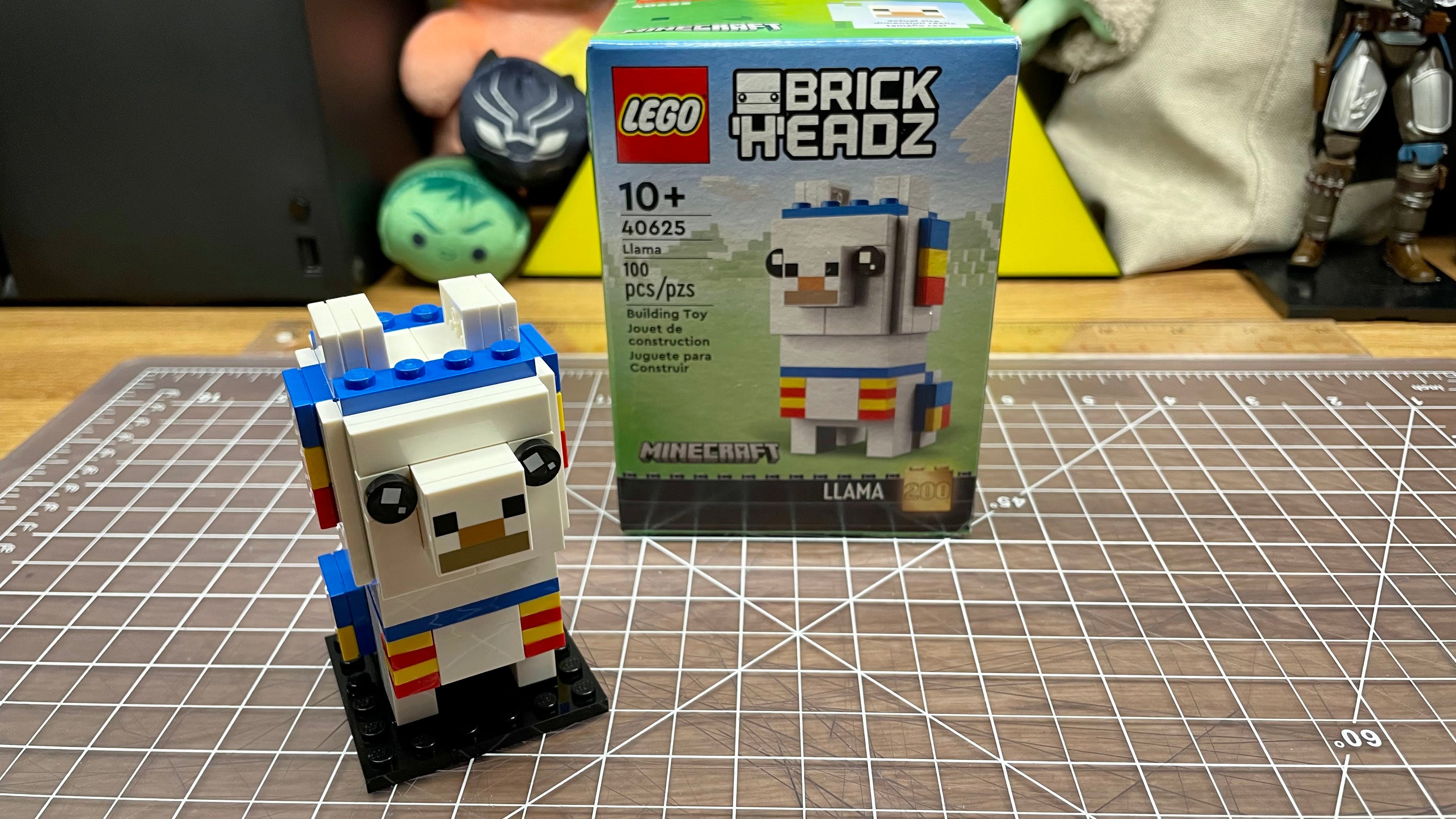 LEGO BrickHeadz Minecraft Llama 40625 Finished Built