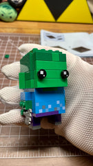 LEGO BrickHeadz Minecraft Zombie 40626 Build Process 4