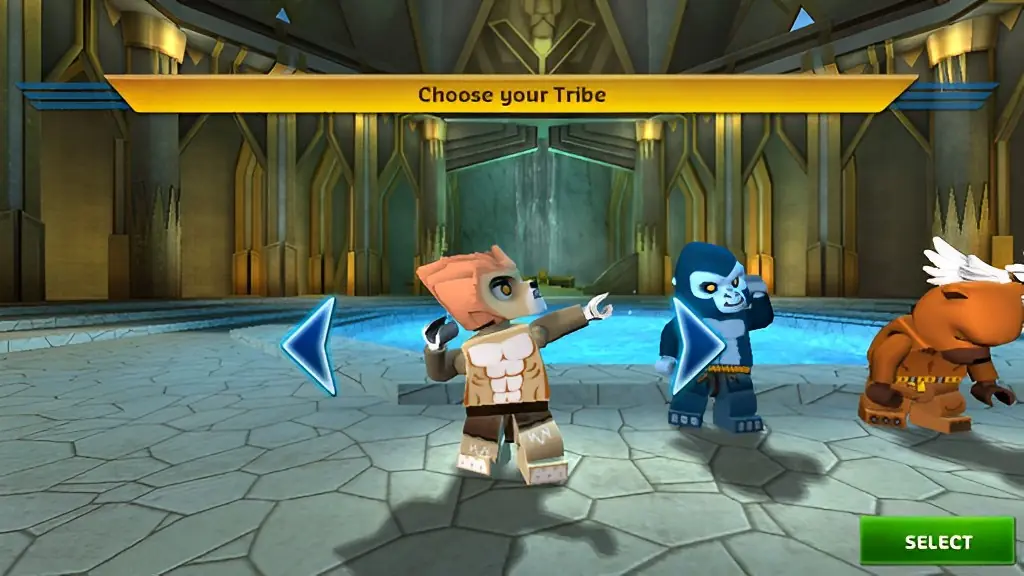 LEGO Chima Online Select Screen
