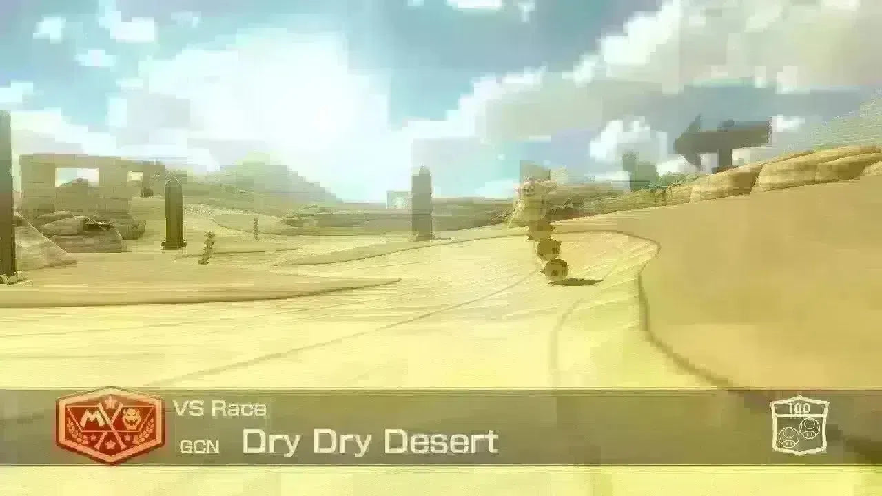 Mario Kart 8 Deluxe Dry Dry Desert