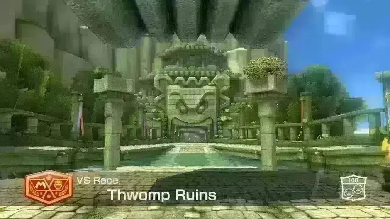 Mario Kart 8 Deluxe Thwomp Ruins