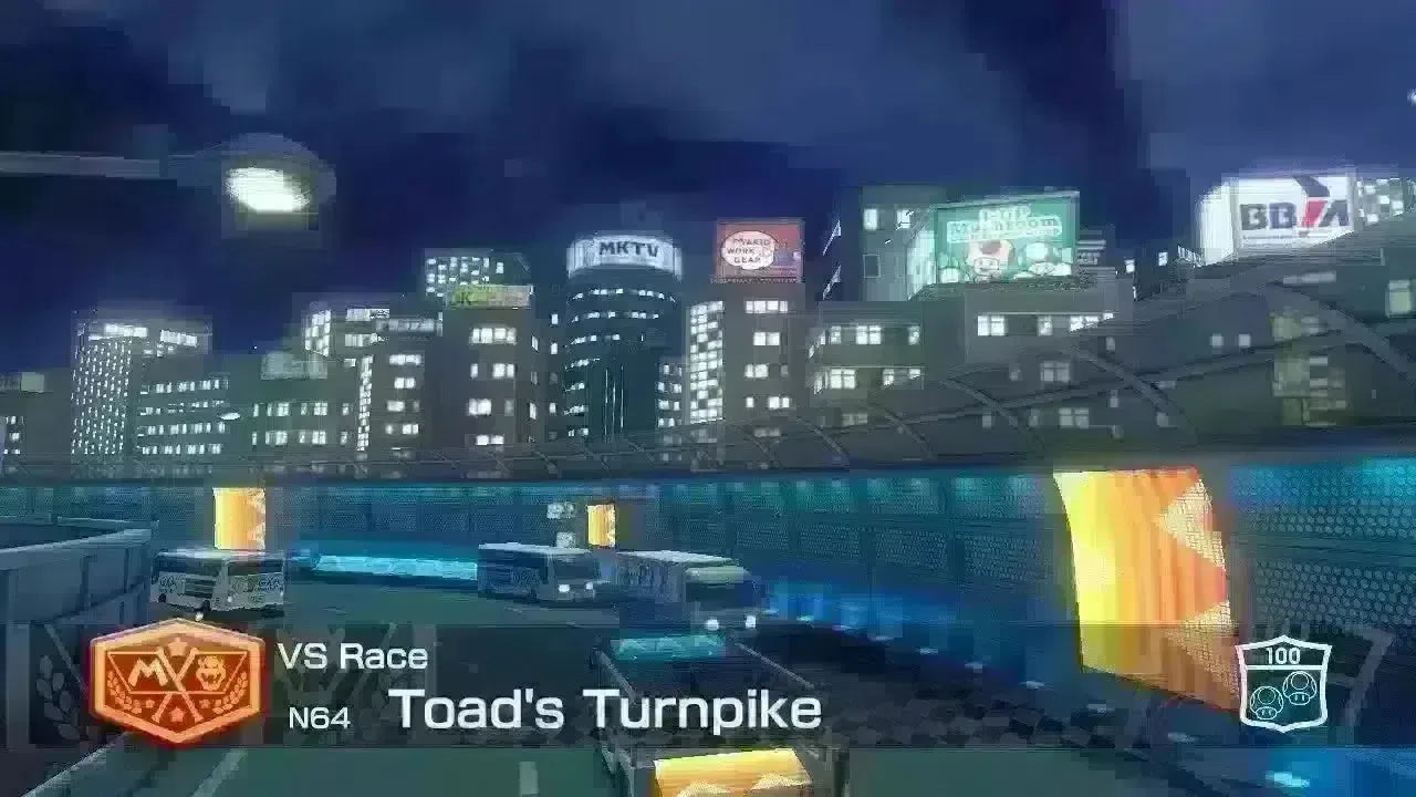 Mario Kart 8 Deluxe Toad's Turnpike