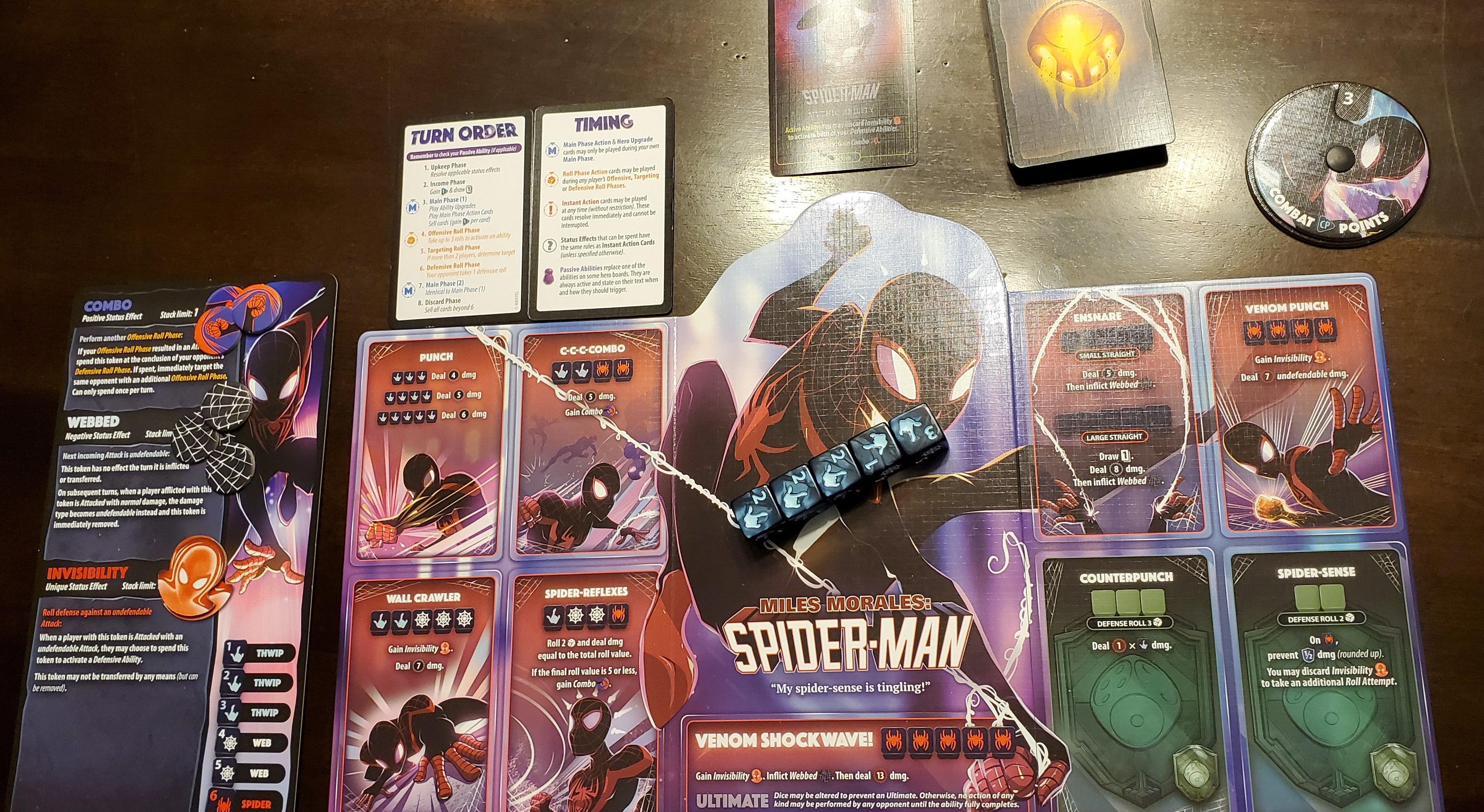 Marvel Dice Throne Miles Morales Spider-Man