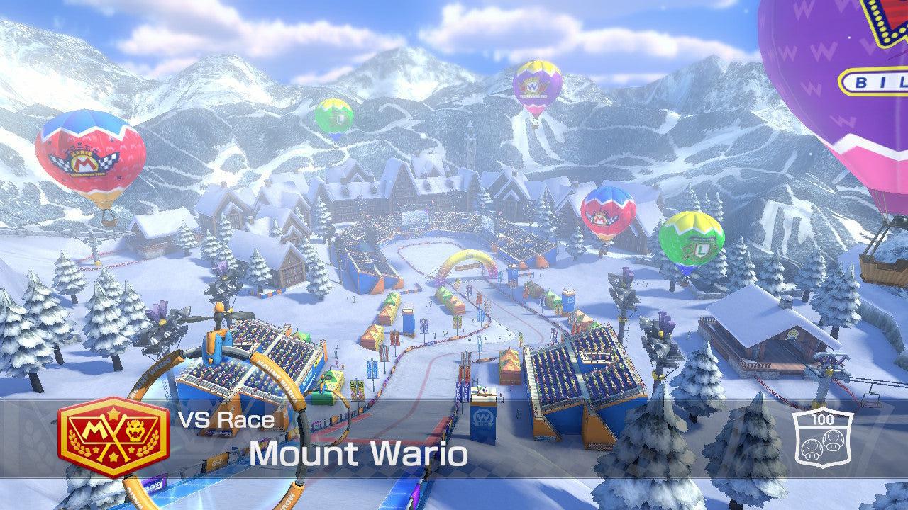 Mount Wario - Mario Kart 8 Deluxe - Course Map